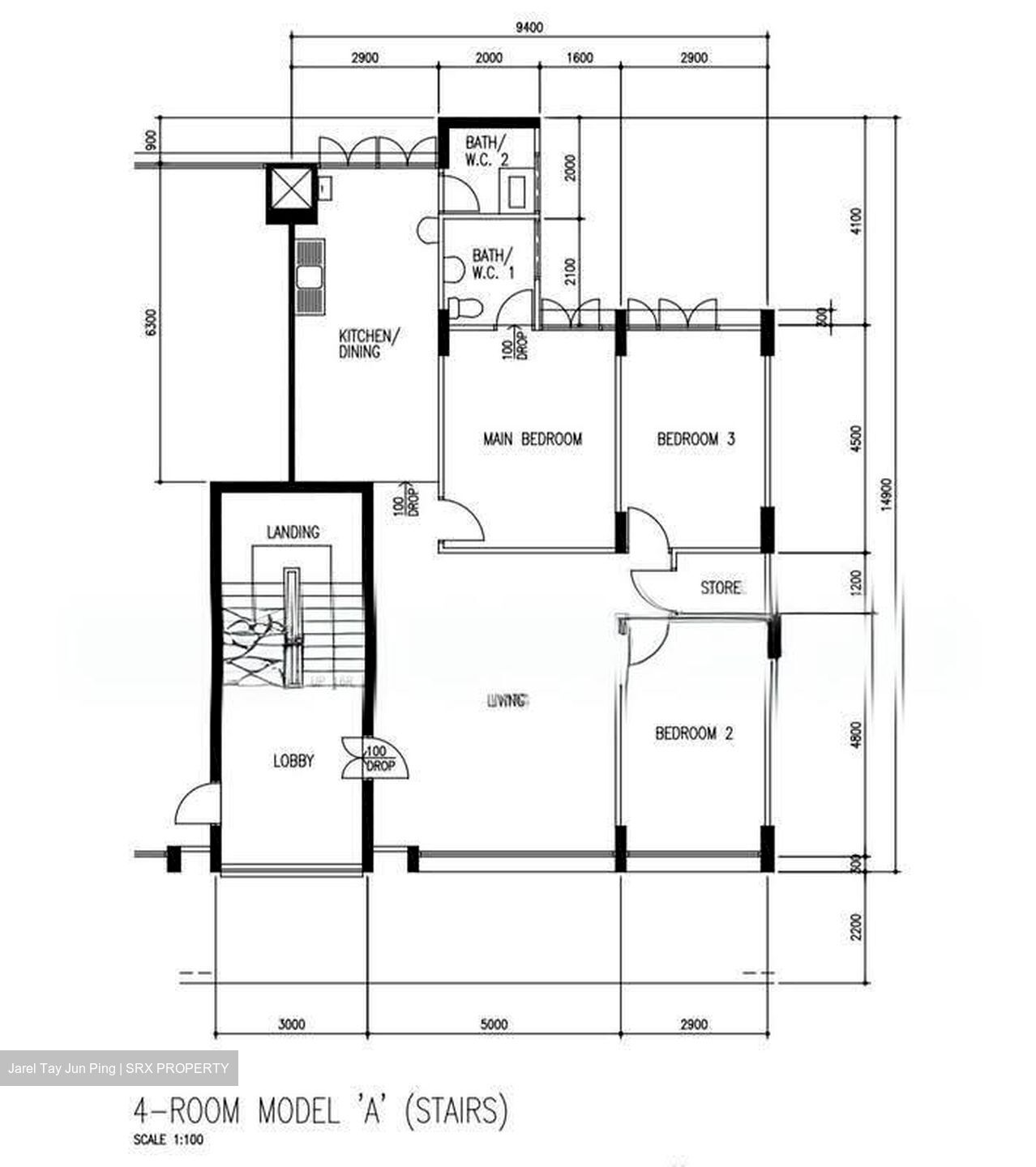 Blk 916 TAMPINES PALMSVILLE (Tampines), HDB 4 Rooms #610704441